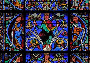 The Tree of Jesse: Moses, Jesse, Balaam by French School