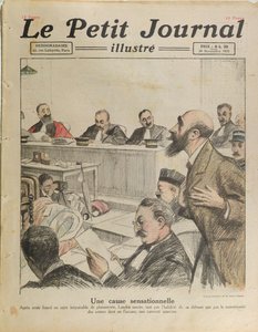 The Trial of Henri Desire Landru (1869-1922) from Le Petit Journal, 20th November 1921