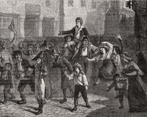 The Triumph of Marat, 24 April 1793, from 