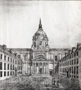 The University of the Sorbonne - Alphabet Picturesque des Monumens de Paris c.1840 (engraving) by French School