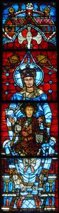 The Virgin and Child: The Notre Dame de la Belle Verriere window by French School