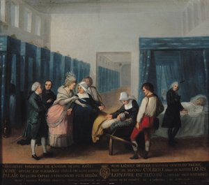 The Visit of Monsieur and Madame Necker to the Hopital de la Charite