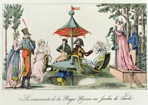 The Amusements of the Chinese Ring in the Tivoli Gardens by French School