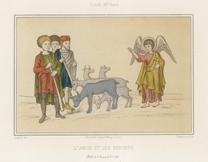 The Angel and the Shepherds by French School