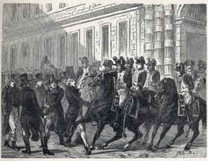 The army dispersed the deputies during the coup d