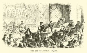 The Bed of Justice by French School