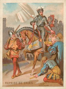 The capture of Calais by King Henry II of France by French School