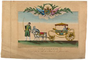 The Carriage of the King of Rome, Given by the City of Paris by French School