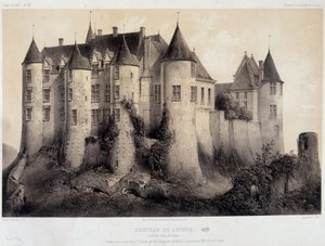 The castle of Luynes (Lithography) by French School