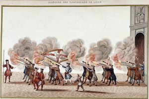 The Confrerie of Sainte-Barbe Leaving His Hotel to Go to Place d