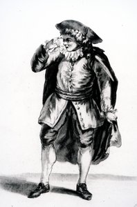 The costume of Arnolphe, from The School for Wives by Moliere by French School