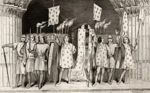 The Dead Infant Jean I (1316) the Posthumous Proclaimed King at His Funeral, from 