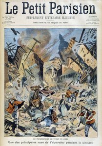 The earthquake in Chile: Valparaiso during the disaster - in 