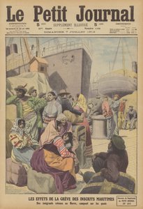 The effects of the shipping strike in France by French School
