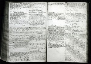 The entering on the prison register of Jeanne de Valois-Saint-Remy, Countess de La Motte (1756-91) by French School