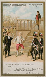 The Execution of King Louis XVI of France, 21 January 1793 by French School