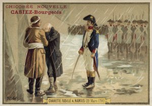 The execution of the Royalist General Francois de Charette, Nantes, 29 March 1796