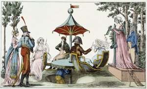 The Fun of the Chinese Ring Game in the Garden of Tivoli