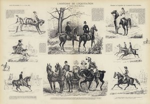 The history of horse riding by French School