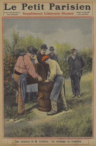 The holidays of President Fallieres of France: the grape harvest at his home in the village of Loupillon by French School
