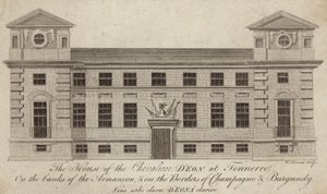 The house of the Chevaliere DEon at Tonnerre by French School