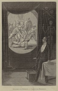 The initiation of the apprentice. The Chamber of Reflection by French School