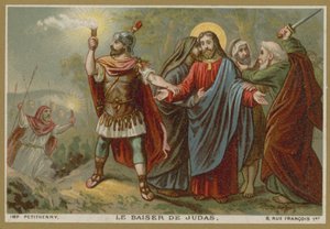 The Kiss of Judas by French School