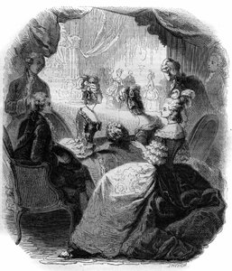 The lodge of the Dauphine Marie Antoinette during the performance of Christoph Willibald Gluck