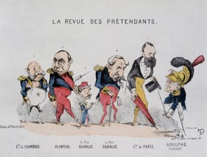The magazine of the pretenders - the Count of Chambord (Henri Charles Ferdinand Marie Dieudonne d