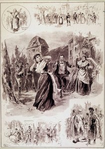 The Main Illustration Depicts the Scene: 