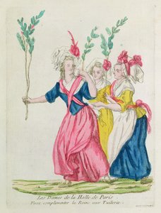 The Market-Women of Paris Going to Congratulate the Queen at the Tuileries by French School