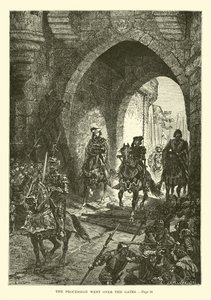 The Procession Went Over the Gates by French School