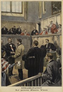 The Rehabilitation of Pierre Vaux, France, 1897 by French School