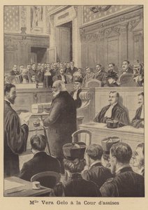 The trial of Vera Gelo by French School