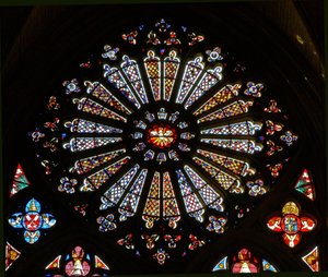 The west rose window