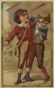 The Wolf and the Lamb by French School