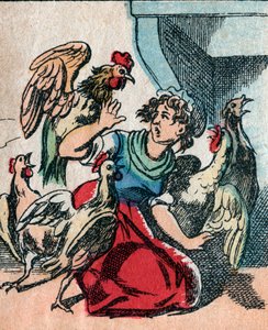The World Upside Down, an Imaginary Land: Turkeys and Chickens Plucking the Cook