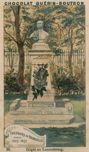 Theodore de Banville, Poet, 1823-1891, Erected in Luxembourg by French School
