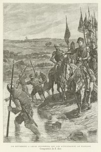 They Returned to Their Lords, Who Were Waiting at the Crossing by French School