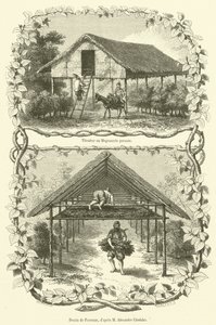 Tilembar or Persian Silkworm House by French School