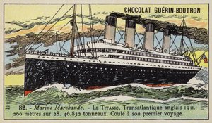 Titanic, British transatlantic liner by French School