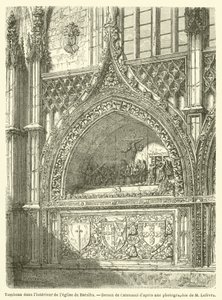 Tomb inside the church of Batalha by French School