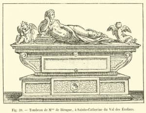 Tomb of Mme de Birague, at Sainte-Catherine du Val des Ecoliers by French School