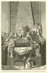 Tomb of Marshal de Saxe, in the Church of Saint-Thomas, in Strasbourg by French School