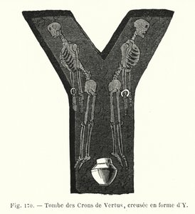 Tombs of the Crons of Vertus, Dug in the Shape of a Y
