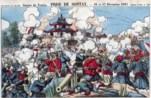 Tonkin War: Capture of Sontay, December 16 and 17 by French School