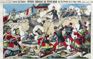 Tonkin War: The Defense of Tuyen Quan, Viet Nam from February 14 to March 3 by French School