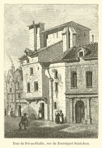 Tower of Pet-au-Diable, Rue du Tourniquet Saint-Jean by French School