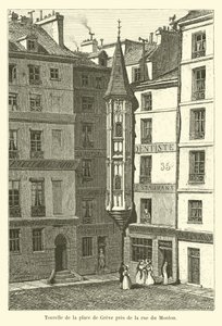 Turret of Place de Greve near Rue du Mouton by French School