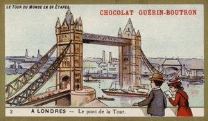 Tower Bridge, London by French School